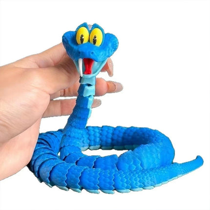 45CM 3D Printed Snake Sipper Action Figure, Collectible Character Toy, Kids Gift, Functional Sipper Figurine