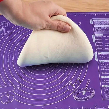 Large Silicone Baking Mat – Non-Stick Pastry Mat for Kneading, Rolling Dough & Fondant Cake Making