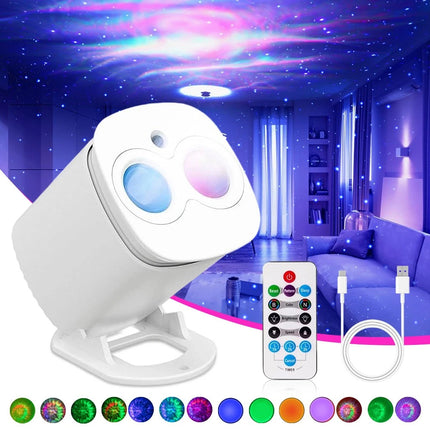 Smart Nebula Galaxy Projector LED Star Night Light - Ceiling & Wall Projection Lamp for Bedroom Decor