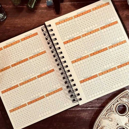2026 Waiting for the Night Weekly Planner: Spiral Bound Journal Notebook Diary