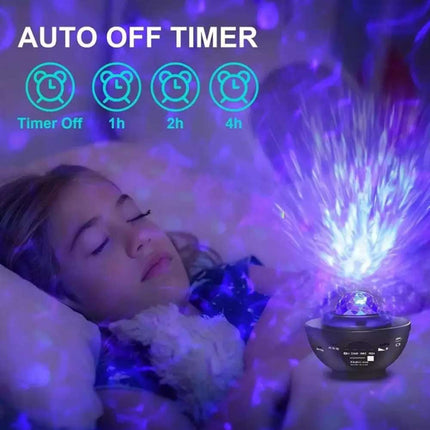 Galaxy Starry Night Light Lamp Projector LED Ocean Star Sky Party Baby Kids Room