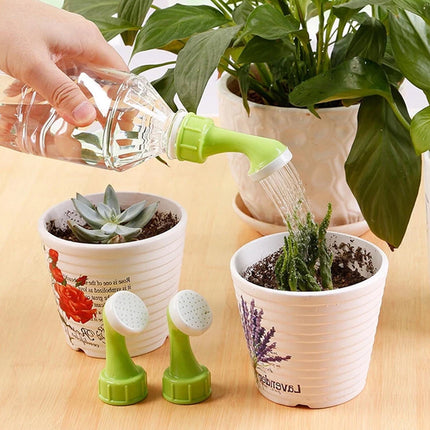 2X Bottle Top Sprinkler DIY Plastic Watering Can Plant Waterers Seedling Irrigation
