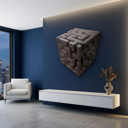 Irregular Illusion Wall Decals Creative Corner Wall Art Decor