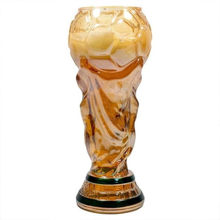 2026 World Cup Trophy Beer Glass - Iridescent Football Mug for Bar Decor