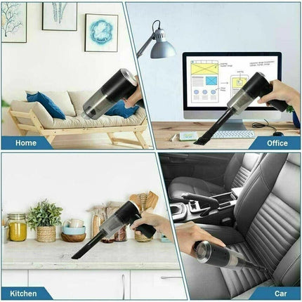 120W Cordless Handheld Vacuum Cleaner Kit Small Mini Portable Car Auto Home Wireless