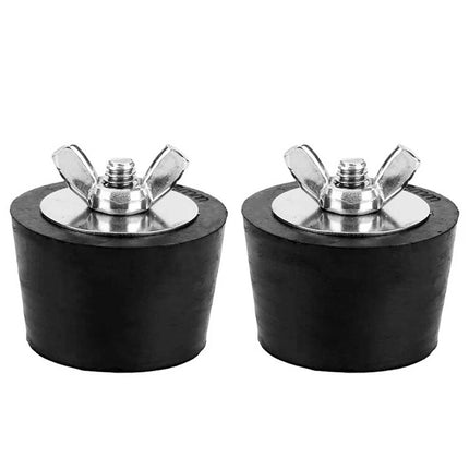 2pcs Pool Winterizing Plug 38mm/1.5inch Winter Rubber Plug Stainless Steel Bolts