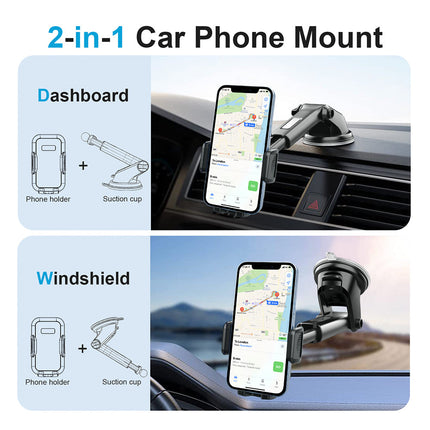 Universal Long Arm Car Mount Phone Holder