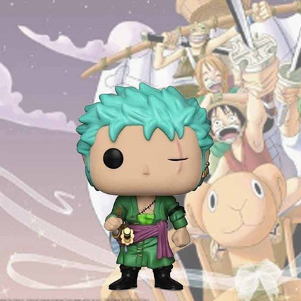 Funko POP-10CM One Piece Zoro Action Figure Model Toys For Kids Xmas Gift