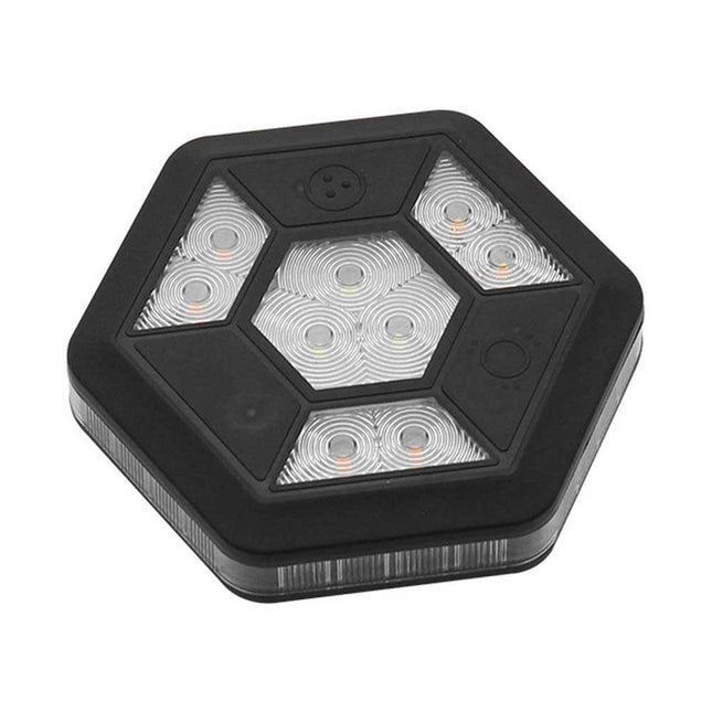 360° Rotating LED Magnetic Car Warning Light High-Visibility Flashing Emergency Beacon