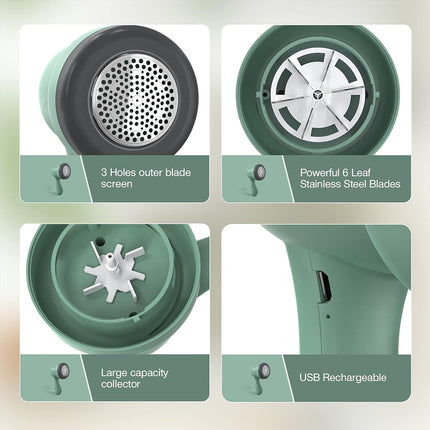 USB Rechargeable Electric Lint Remover | Portable Fabric Shaver for Clothes Bobble & Fluff