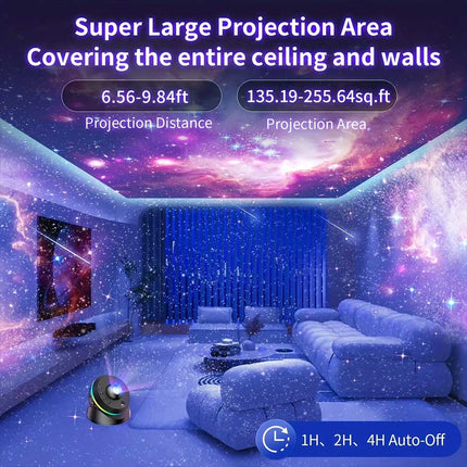 13-in-1 Planetarium Galaxy Projector, LED Space Mood Lamp for Kids, Adults & Baby Bedroom Decor