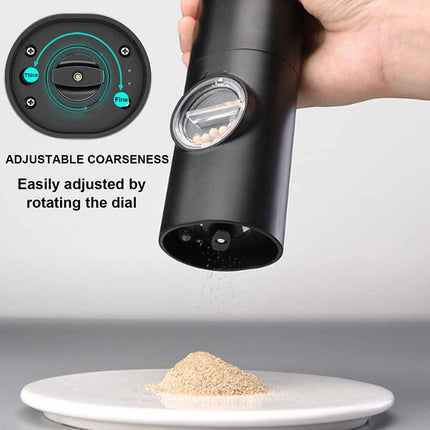 Electric Salt And Pepper Grinder Set USB Rechargeable Salt And Pepper Mill