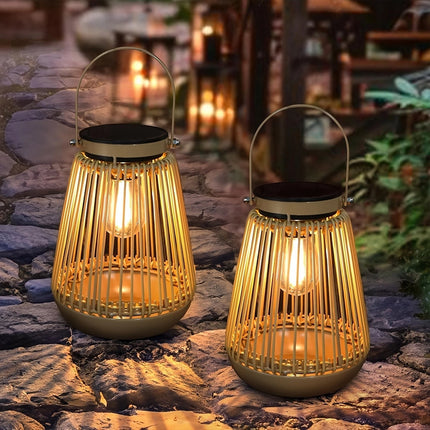 1x Solar Hanging Lantern, Waterproof Outdoor Garden Ornament Gift