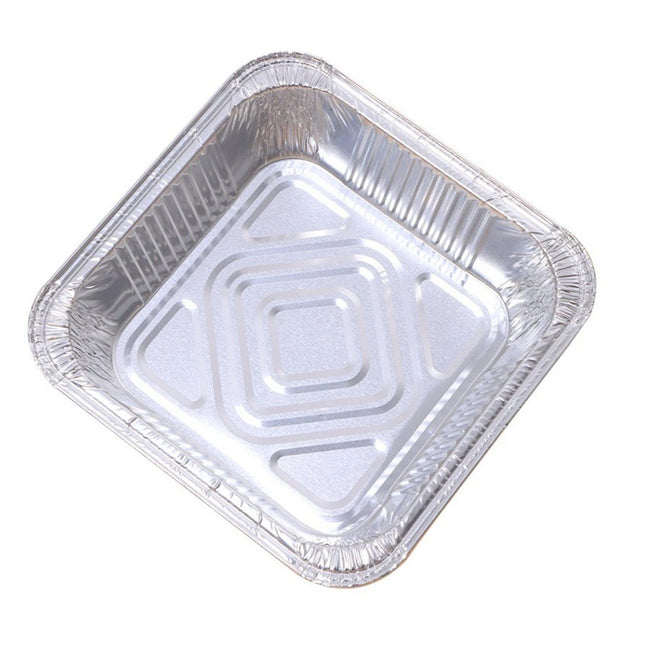 30PCS 8"/9" Oil-Proof Aluminum Foil Air Fryer Trays - Disposable Baking & Roasting Pans for Oven, Air Fryer, BBQ, Food Prep & Leftovers Storage