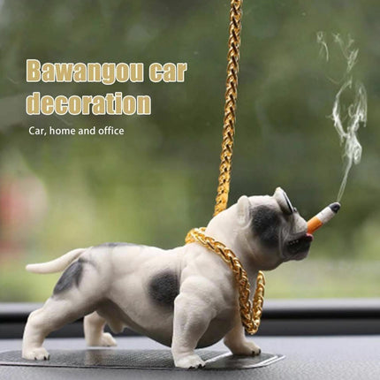 Pitbull Dog Car Interior Decoration Dashboard Ornament Fashion Funny Decor