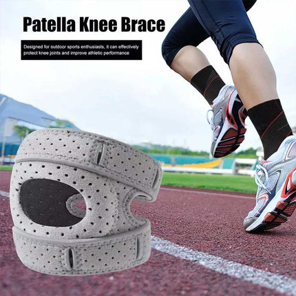 1pc Pressurize Patella Knee Brace Adjustable Patellar Tendon Support Strap Gel Pad