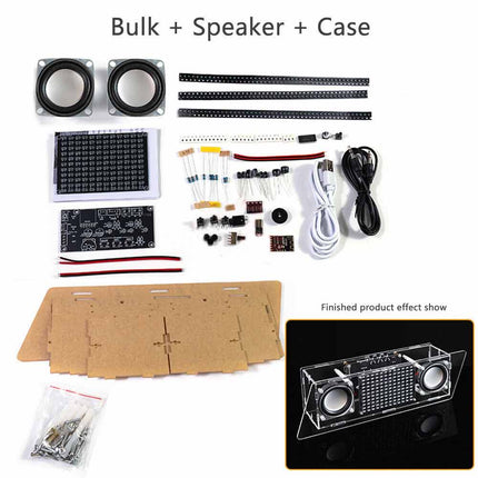 DIY Bluetooth Speaker Kit LED Music Spectrum Electronic Soldering Electronic Kit