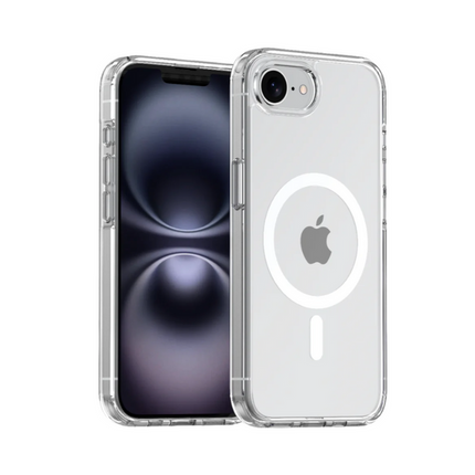 For iPhone 16e Case Compatible with Magsafe Cover Clear + TG Screen Protector