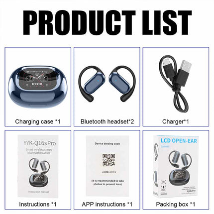 2025 Bluetooth Wireless Earbuds Voice AI Translator LED Earphones 144+ Language