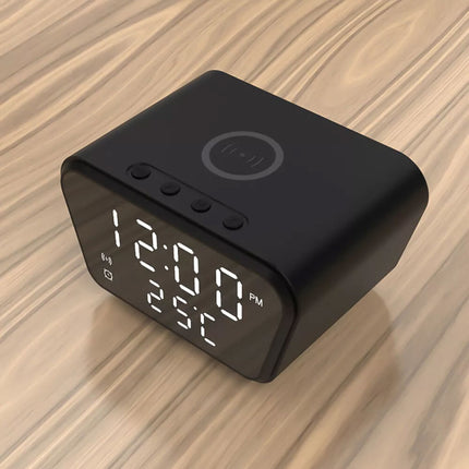 Clock display wireless charging 15W date temperature alarm clock integrated wireless