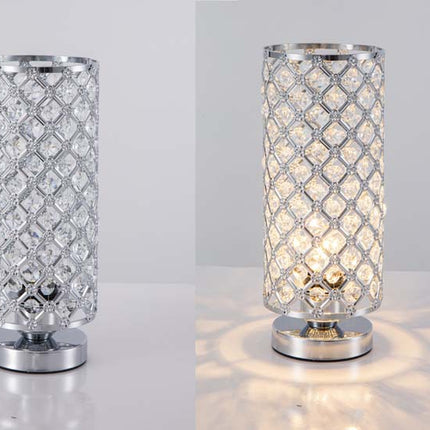 Crystal Bedroom Nightstand Light Bedside Table Lamp Home Decor Desktop Lamp