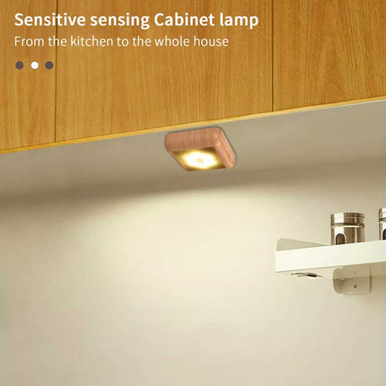 Motion Sensor 6 LED Night Light Battery Powered Indoor Closet Cabinet Wall Lamp
