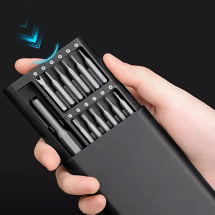 25 in 1 Precision Magnetic Screwdriver Set, Multi-Functional Repair Tool Kit for Phone Laptop PC