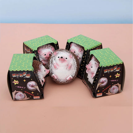 3 Pack Hedgehog Slow Rising Squishy Squeeze Toy, Stress Relief Fidget Toy