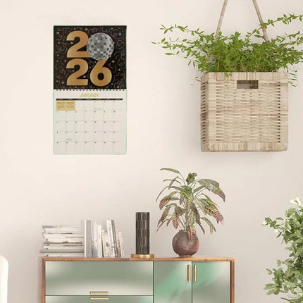 2026 Wall Calendar Diamond Painting Kit - DIY Diamond Art Calendar with 12-Month