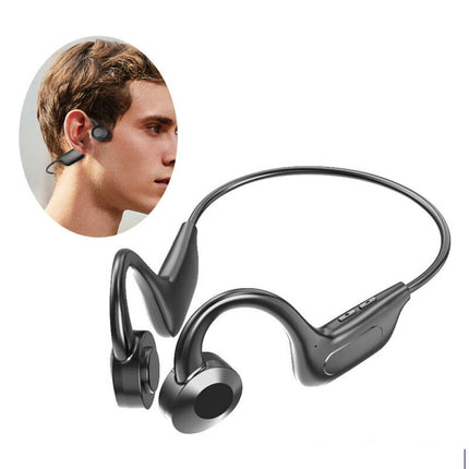 Bone Conduction Wireless Bluetooth5.0 Headset Stereo Sport Support TF Card