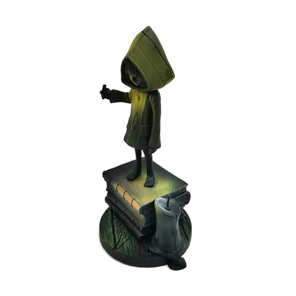 Little Nightmares Game Figure Six Nomes Yellow Raincoat Stand Model Statue Toys