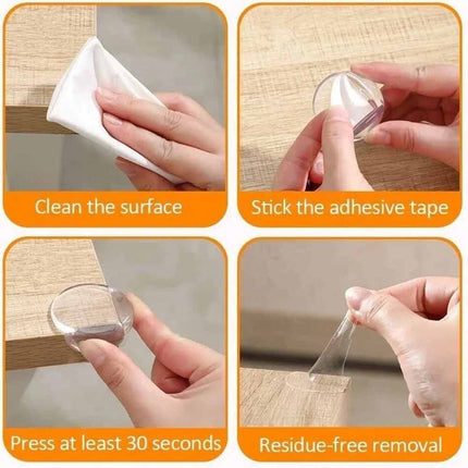 8PCS Baby Safety Corner Cushions, Table Edge & Corner Protector Bumper Guards