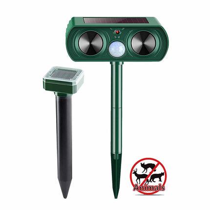 1PC Solar Ultrasonic Animal & Pets Repeller Motion Sensor Bird Rat Possum Repellent