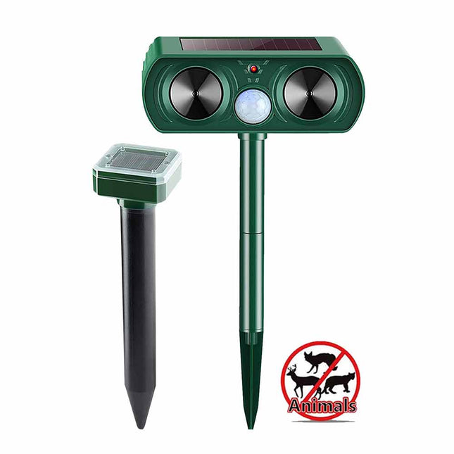 1PC Solar Ultrasonic Animal & Pets Repeller Motion Sensor Bird Rat Possum Repellent