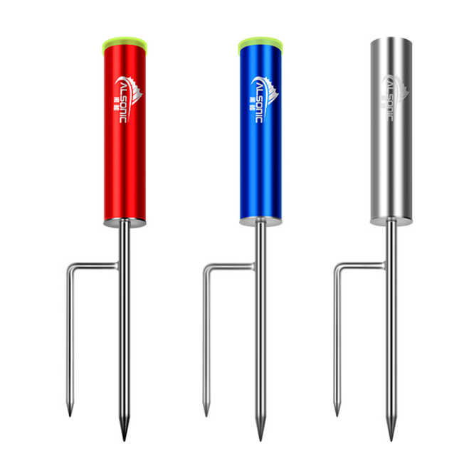 Metal Fishing Rod Holder Utility Pole Ground Stand Support for Lake Beach River