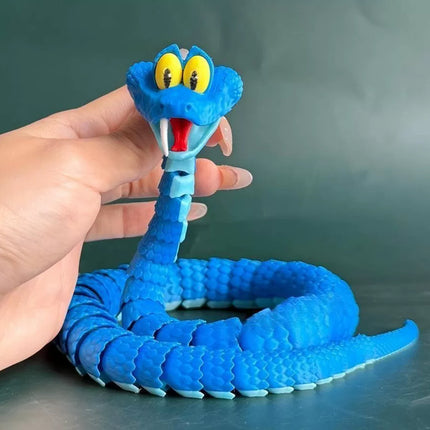 45CM 3D Printed Snake Sipper Action Figure, Collectible Character Toy, Kids Gift, Functional Sipper Figurine