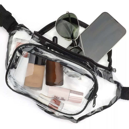 Clear Waterproof Adjustable Waist Fanny Pack for Men & Women
