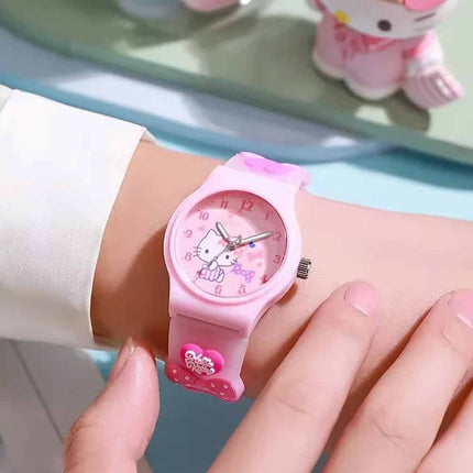 Cartoon Design Kids Watch Adorable Timepiece for Little Girls