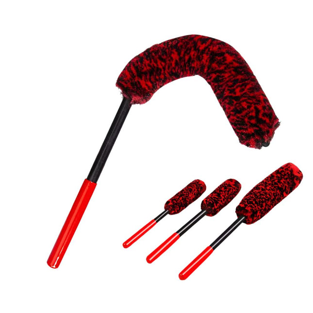 3pcs Car Wheel Rim Cleaning Brush Car Tyre Rim Cleaner Tyre Brush Wash Car Clean Tool