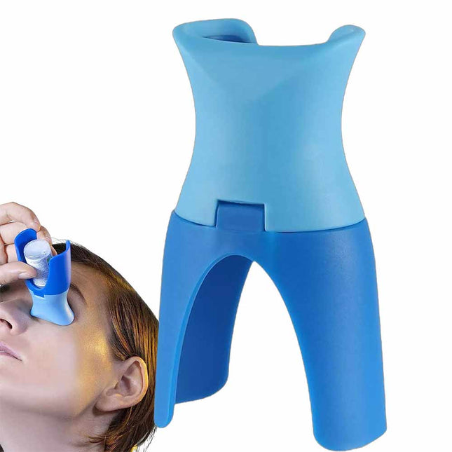 Eyedrop Bottle Dispenser, Portable Eye Drop Applicator, Reusable Eye Aid