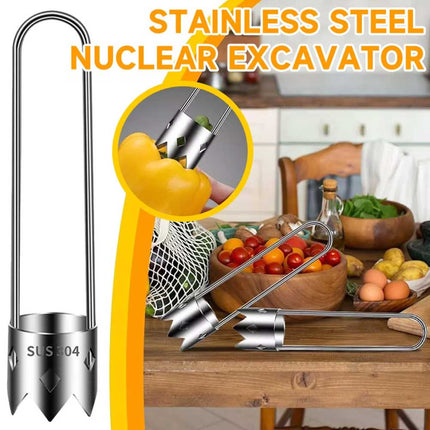 304 Stainlesss Steel Core Remover Fruit Apple Pear Corer Easy Twist Kitchen Tool