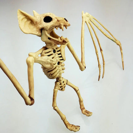 Animal Skeleton Decorations Rat Bat Realistic Bones Scary Halloween Party Props
