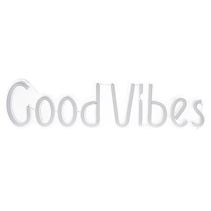Good Vibes Neon Signs Neon Light for Décor Pink Light Bedroom Beer Bar Pub Hotel