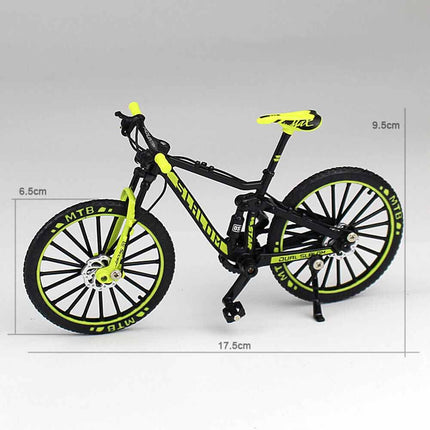 1:10 Mini Mountain Bike Model Diecast Metal Finger Bicycle Racing Toy Collection