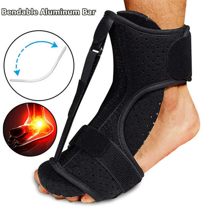 1X Foot Drop Support Ankle Brace Plantar Fasciitis Correction Orthosis Ankle