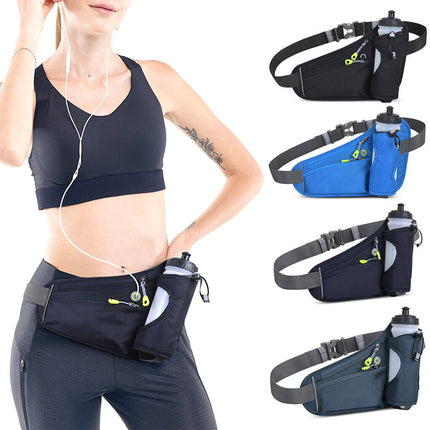 Sport Hydration Belt Bag Portable Breathable Outdoor Running Water Bottle Holder