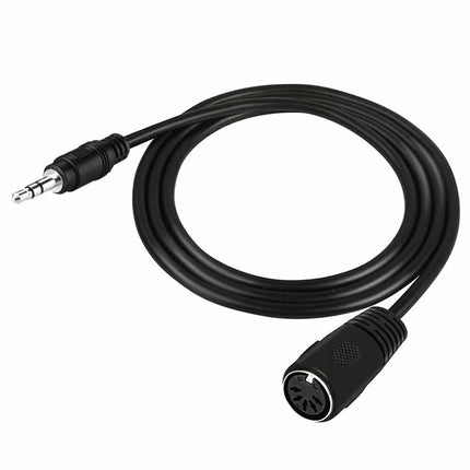 Type A TRS 3.5mm Mini Jack Male to 5 Pin DIN MIDI Female Adapter Cable, 0.5M | Compatible with Roland Korg Synthesizer