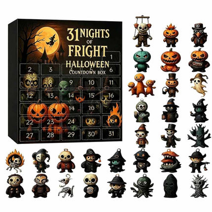 Halloween Countdown Advent Calendar, 31 Days Fright Themed Surprise Gift Box