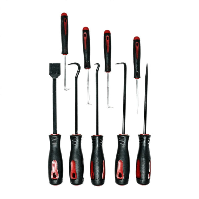 9-Piece Scraper Hook and Pick Tool Set – O-Ring, Seal and Gasket Removal Kit with Mini Hooks and Picks