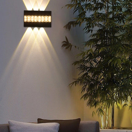 IP65 Waterproof LED Wall Light, 10W Modern Up/Down Sconce for Indoor Outdoor Use